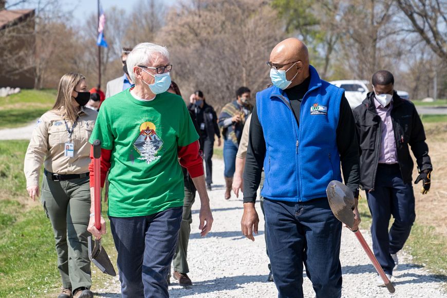 Evers-and-Cole_Earth-Day_Walking-To-Tree-Planting-At-Havenwoods.jpg
