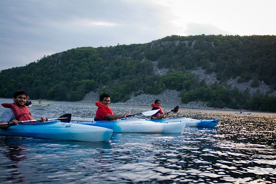 Kayaking at Devil's Lake State Park