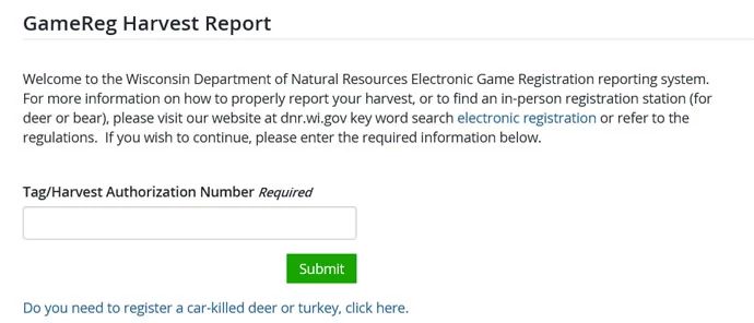 Report harvest