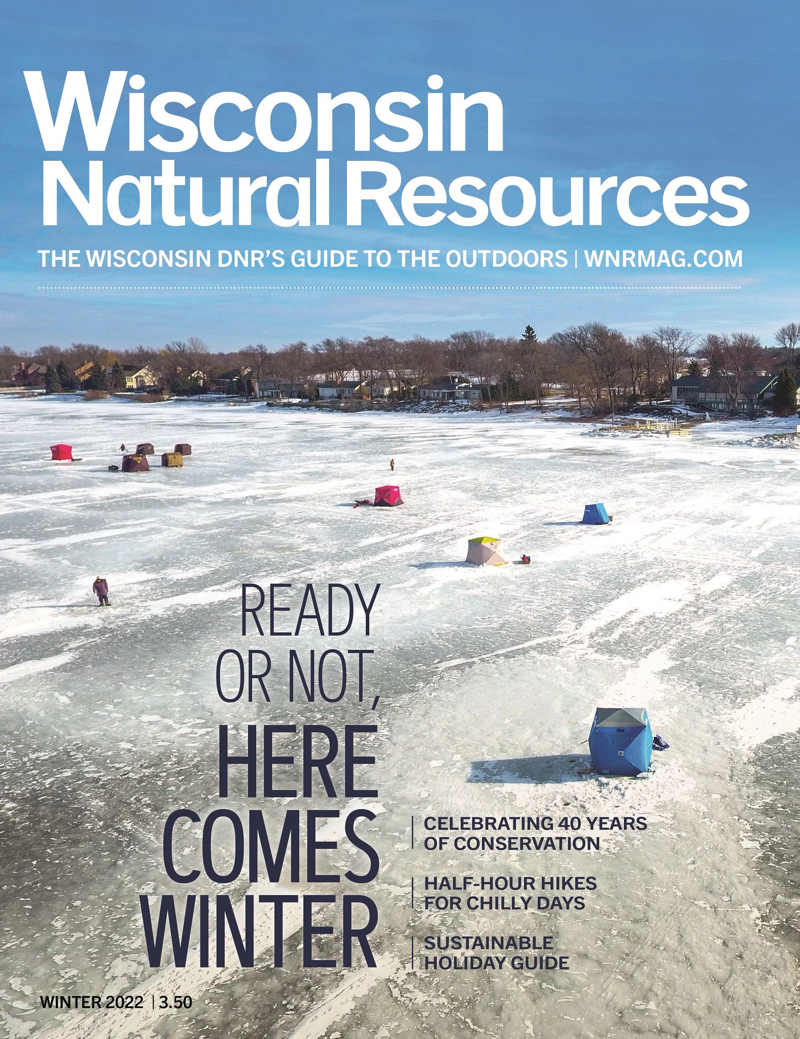 Cover of winter 2022 issue of Wisconsin Natural Resources magazine