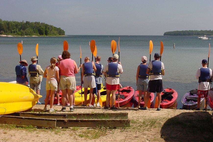 Kayaking at Peninsula State Park