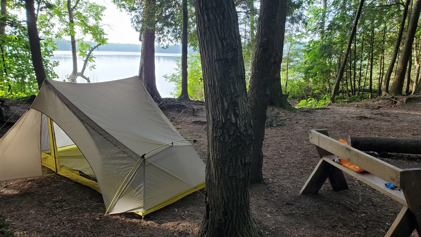 Campsite at Newport State Park