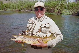 Man holding large fish