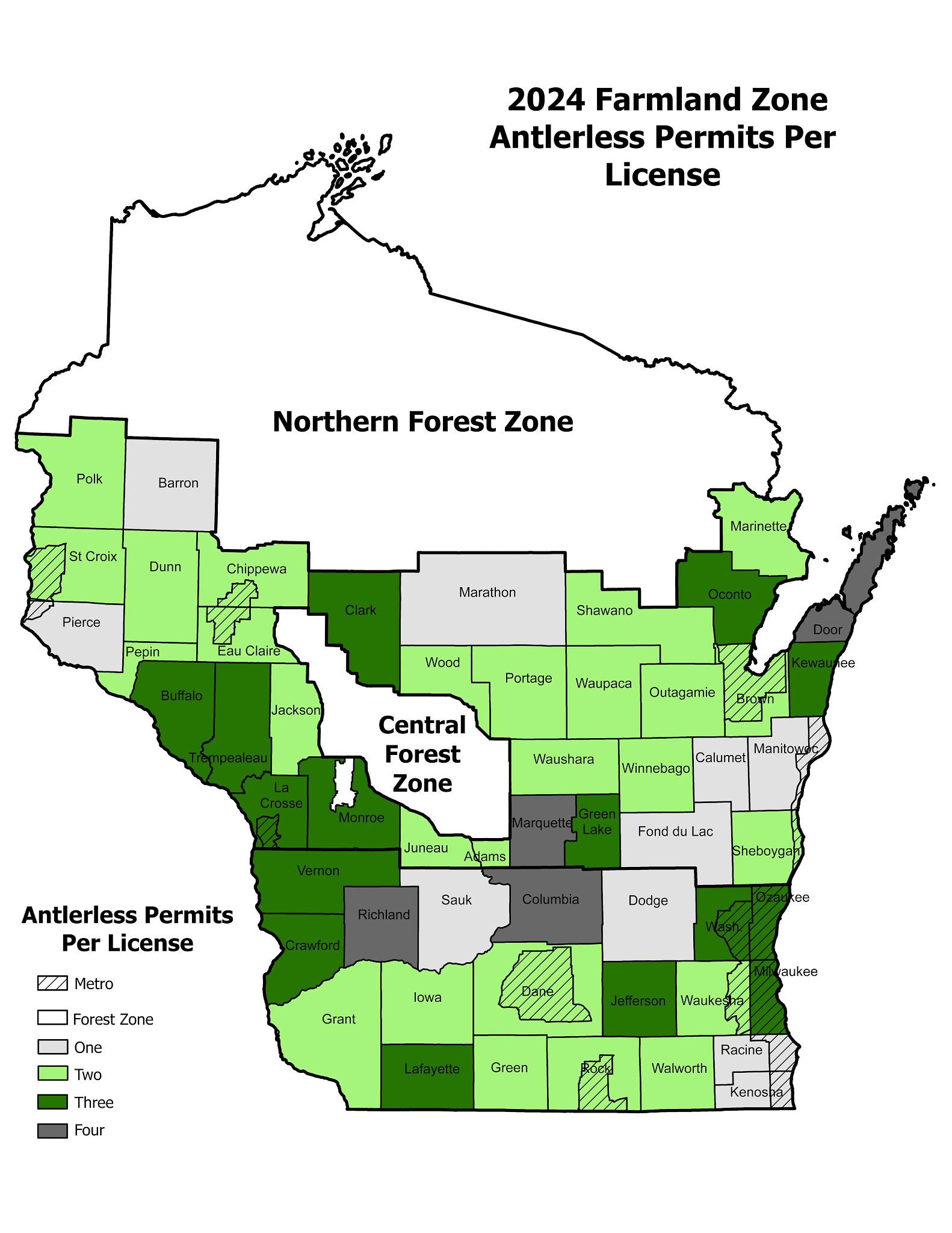 Rifle Zones In Wi   DeerSS 