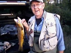 Man holding large fish