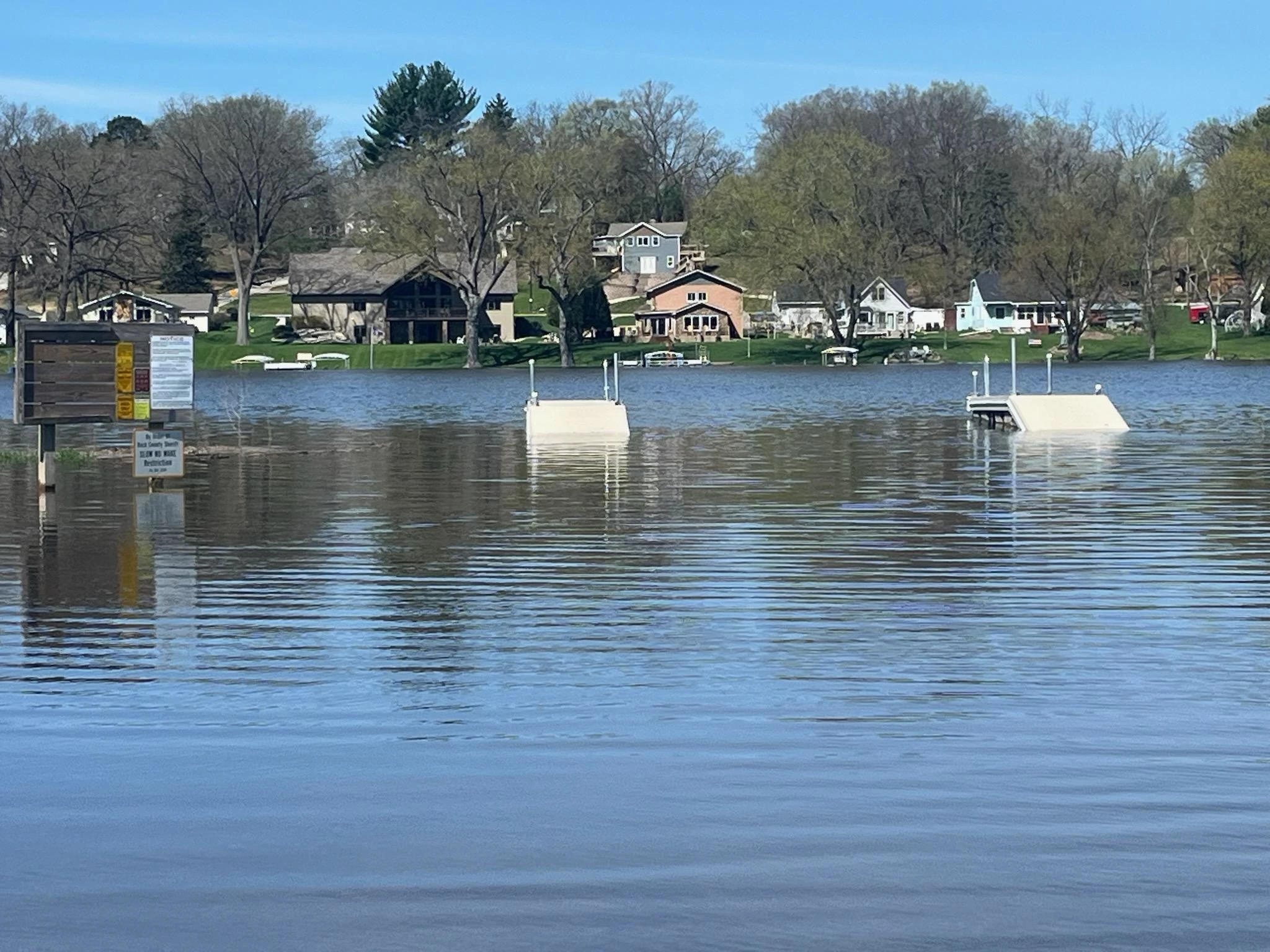Newville boat launch in the summer. 