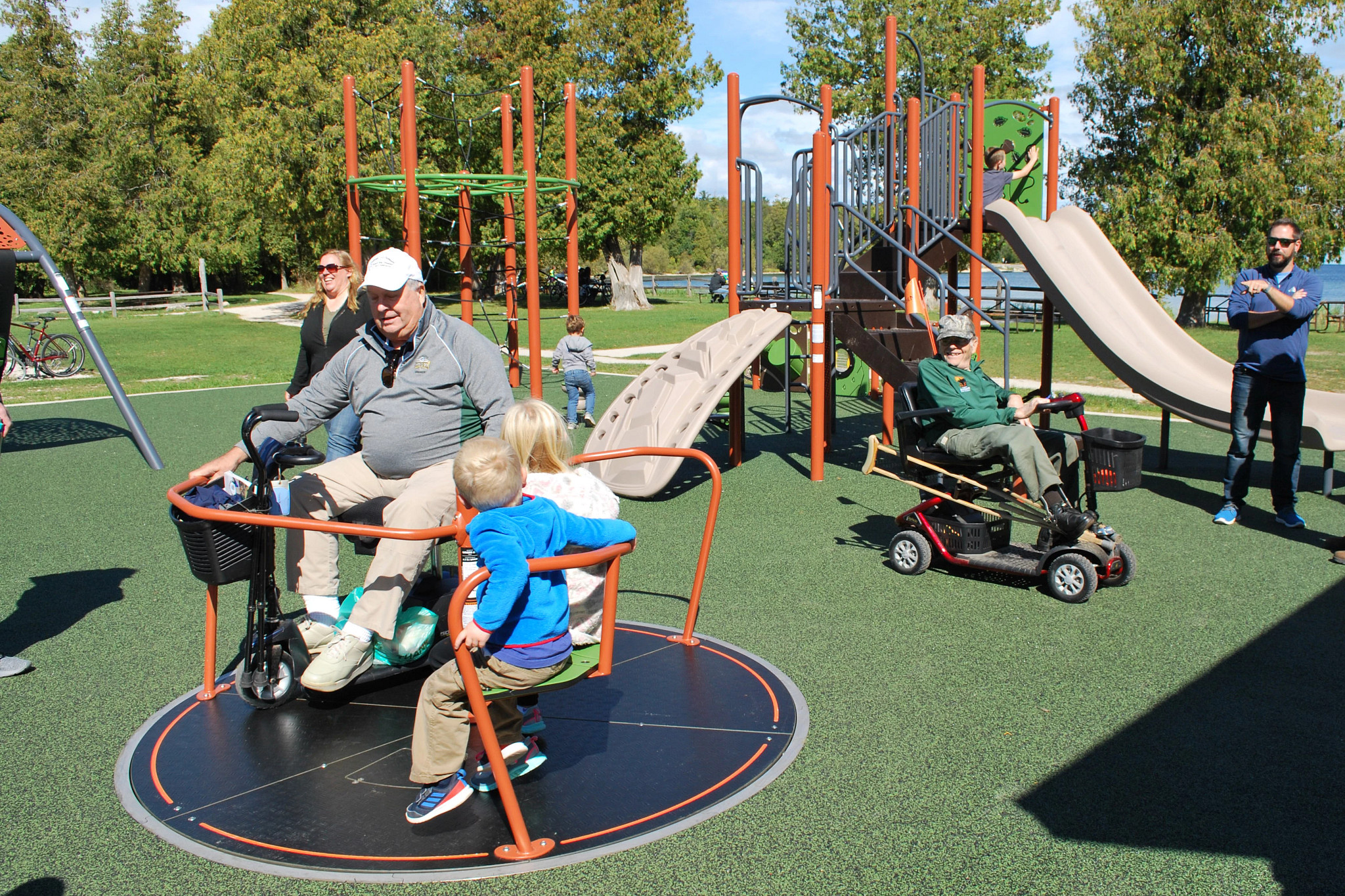 Accessible Playground at Nicolet Beach.