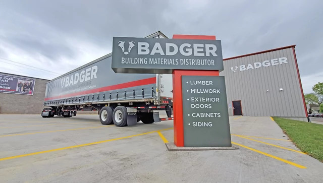 exterior of badger corrugating co warehouse in la crosse