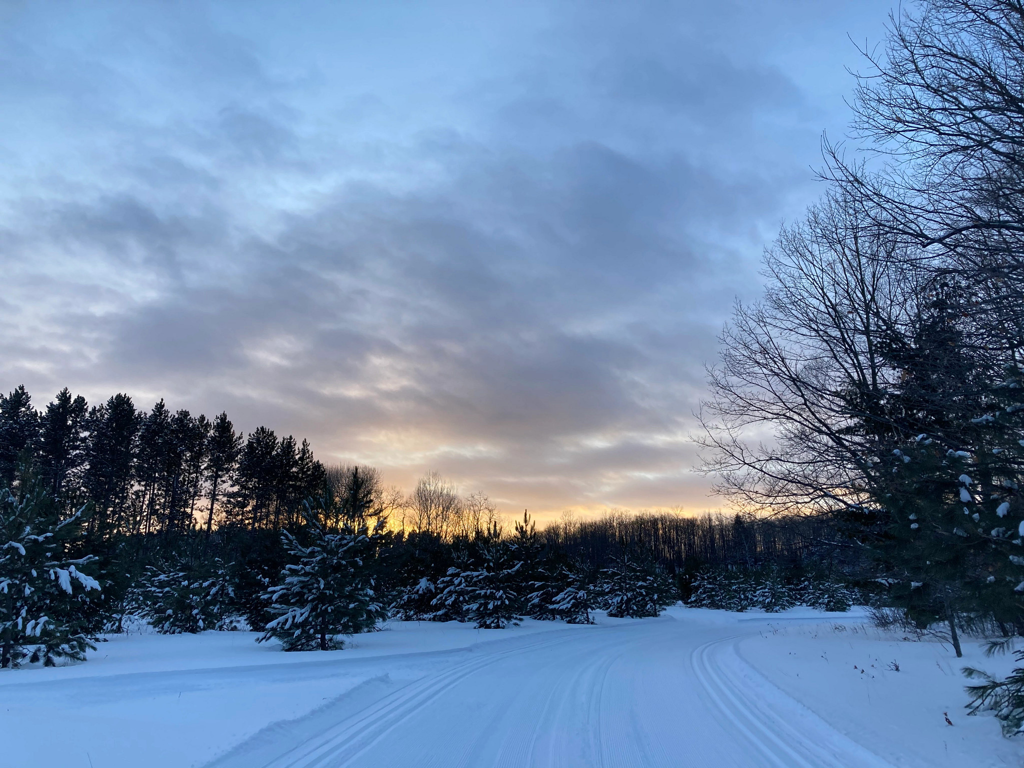 Copper Falls Candlelight Ski and snowshoe Wisconsin DNR