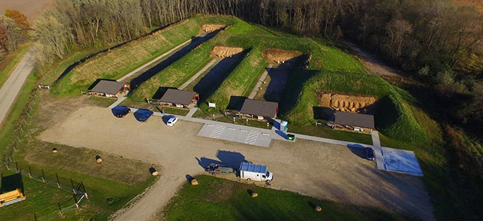 DNR Opens Columbia County Shooting Range Wisconsin DNR   Colombia Range Aerial Photo 