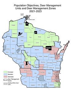 Wi Dnr Zone Map Deer Management | | Wisconsin Dnr